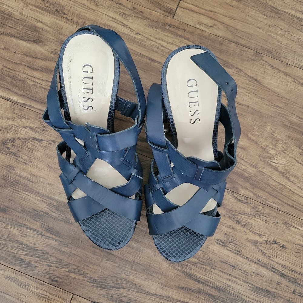 GUESS Women's Navy Sandals